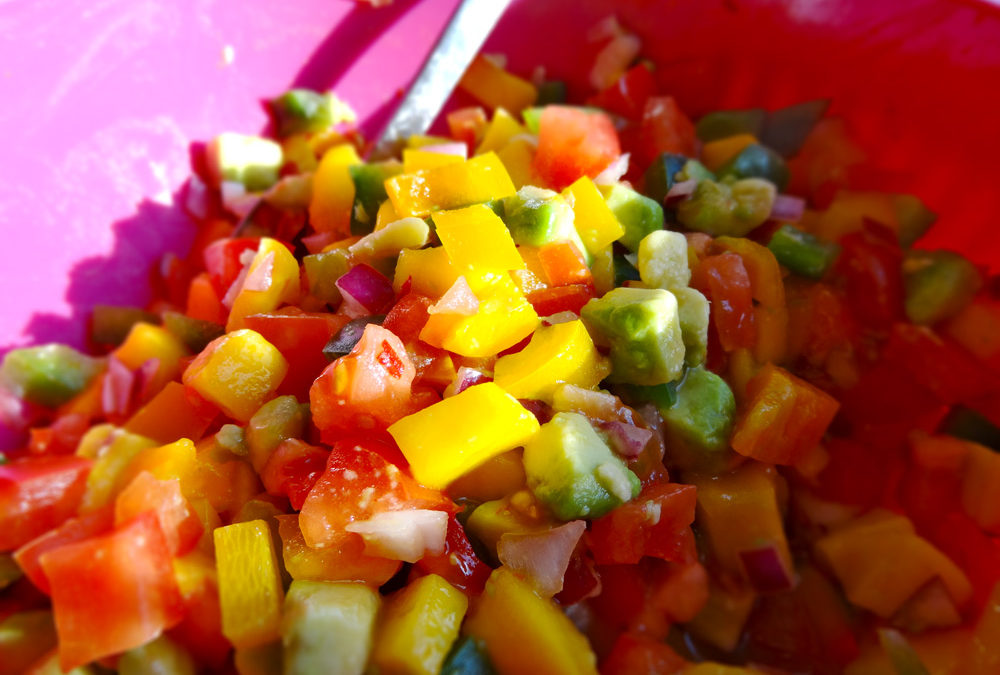 Varmende vintersuppe og tortillas med mangosalsa